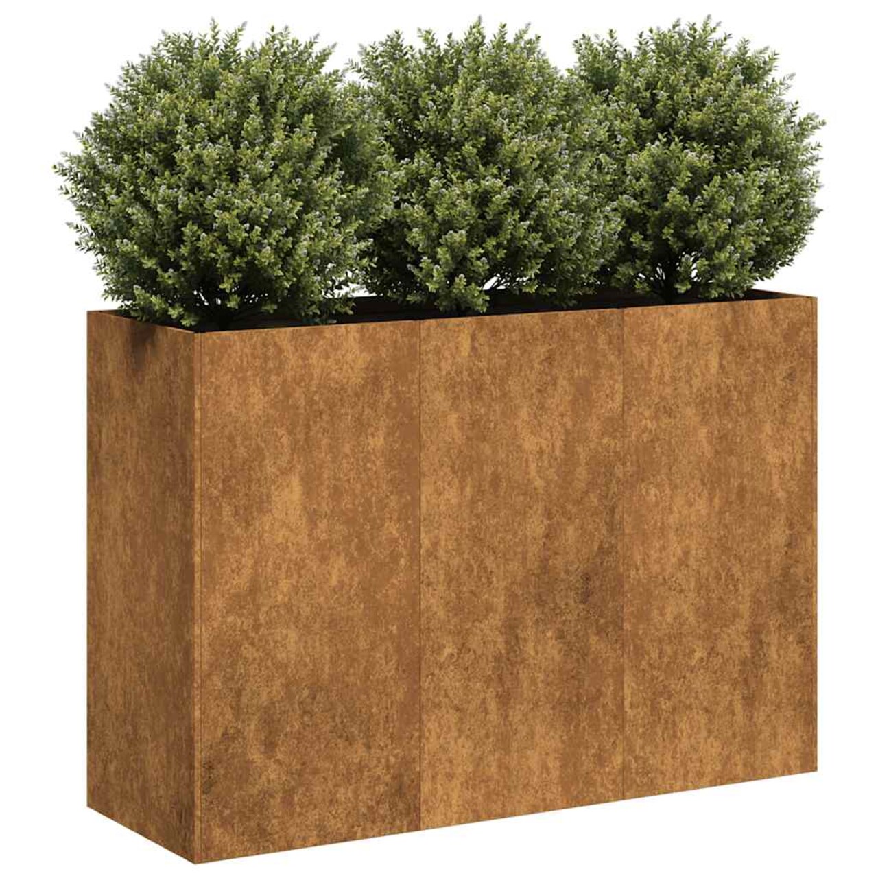 vidaXL Planter Rusty Weathering steel Large Decorative Inlays Planter